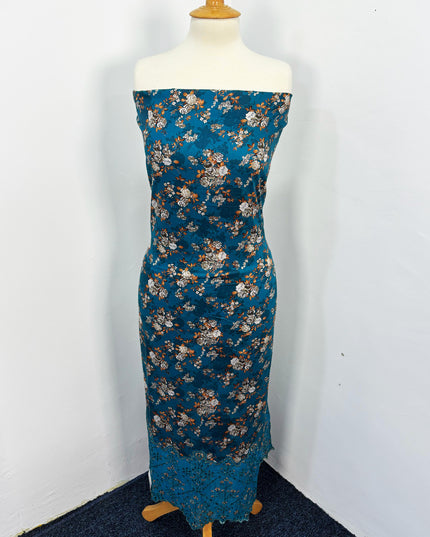 Fancy Printed Lawn With Chikankari Work