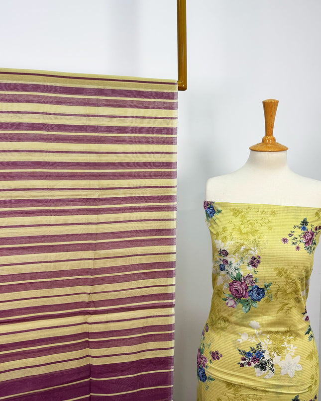 Fancy Printed Lawn With Chikankari Work
