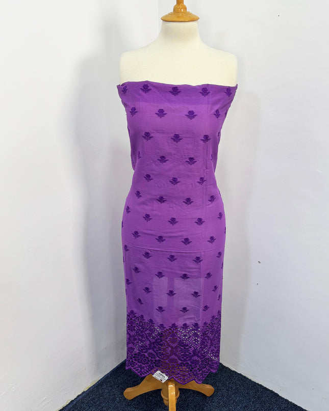 Fancy LCD Chikankari Work Lawn With Printed Dupatta