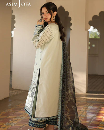 Fancy Embroidered Lawn With Chiffon Dupatta