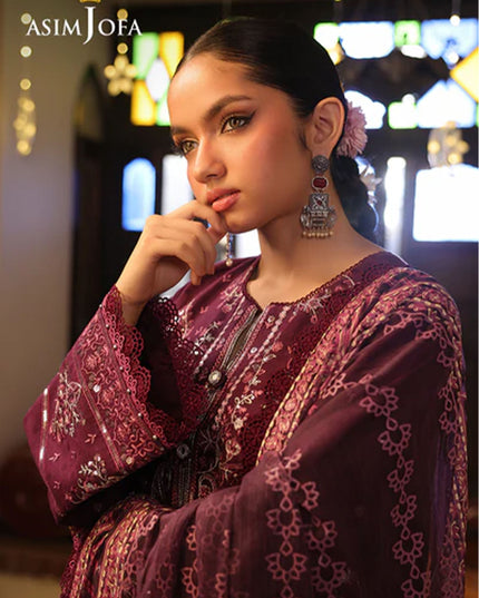 Fancy Embroidered Lawn With Chiffon Dupatta