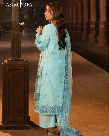 Fancy Embroidered Lawn With Chiffon Dupatta