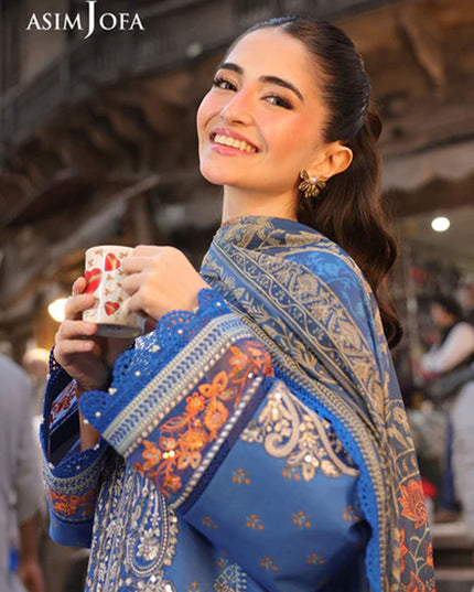 Fancy Embroidered Lawn With Chiffon Dupatta
