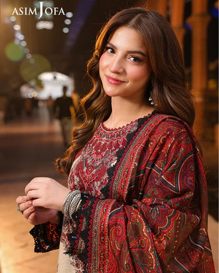 Fancy Embroidered Lawn With Chiffon Dupatta