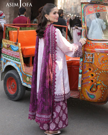Fancy Embroidered Lawn With Chiffon Dupatta