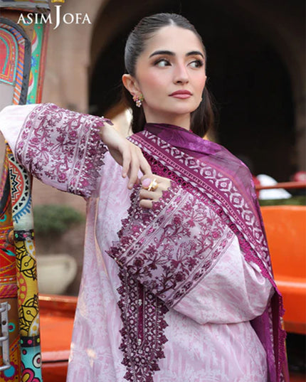 Fancy Embroidered Lawn With Chiffon Dupatta