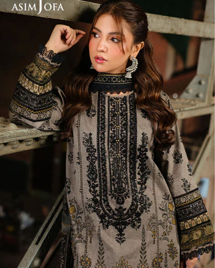 Fancy Embroidered Lawn With Chiffon Dupatta