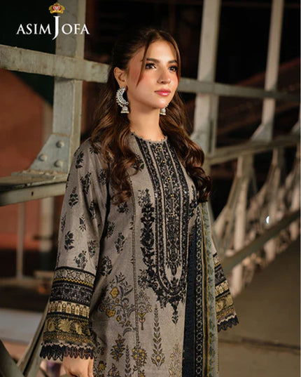 Fancy Embroidered Lawn With Chiffon Dupatta