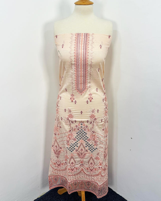 Fancy Embroidered Lawn With Chikankari Cutwork