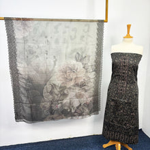 Load image into Gallery viewer, Fancy Printed Lawn With Embroidered + Chikankari Work &amp; Chiffon Dupatta
