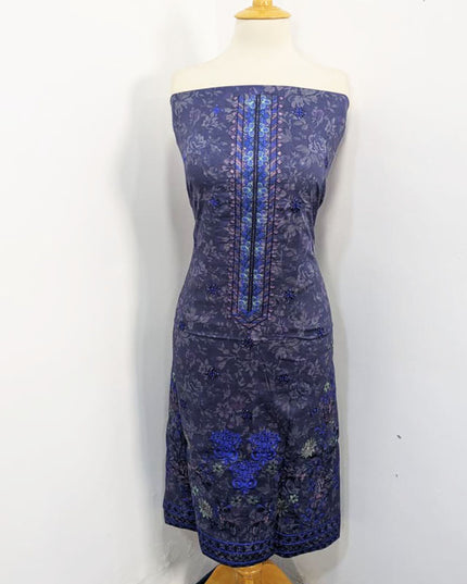 Embroidered + Printed Lawn with Digital Printed Dupatta 3PC Unstitched