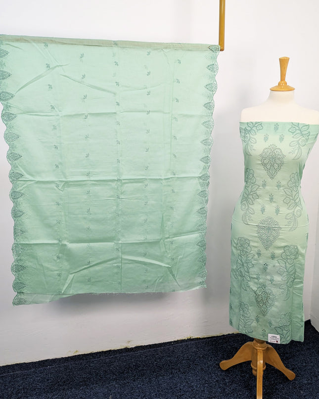 Fancy Lawn With Embroidered + Chikankari Work