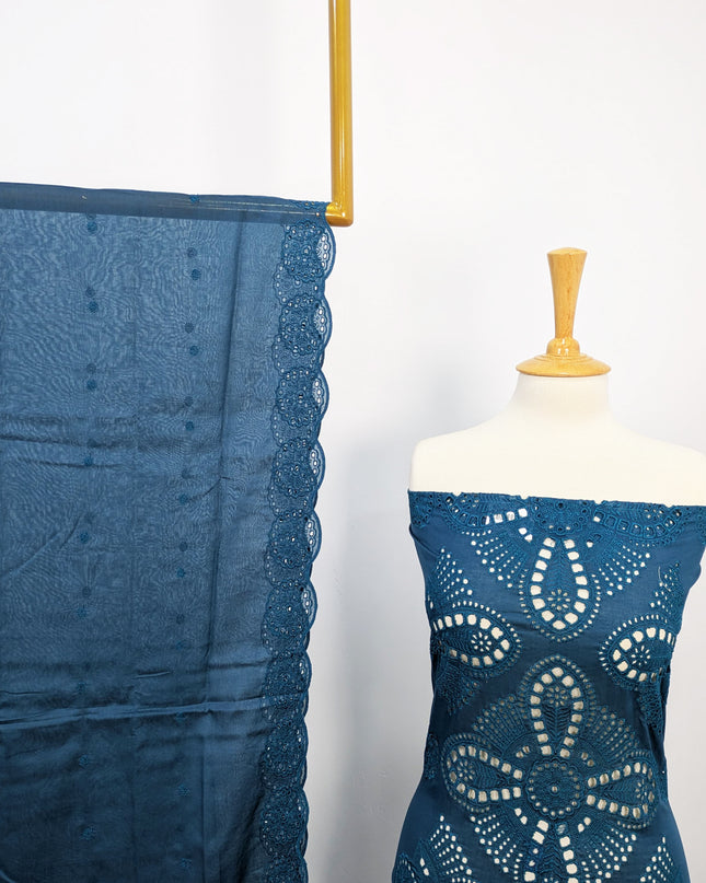 Fancy Lawn With Embroidered + Chikankari Work