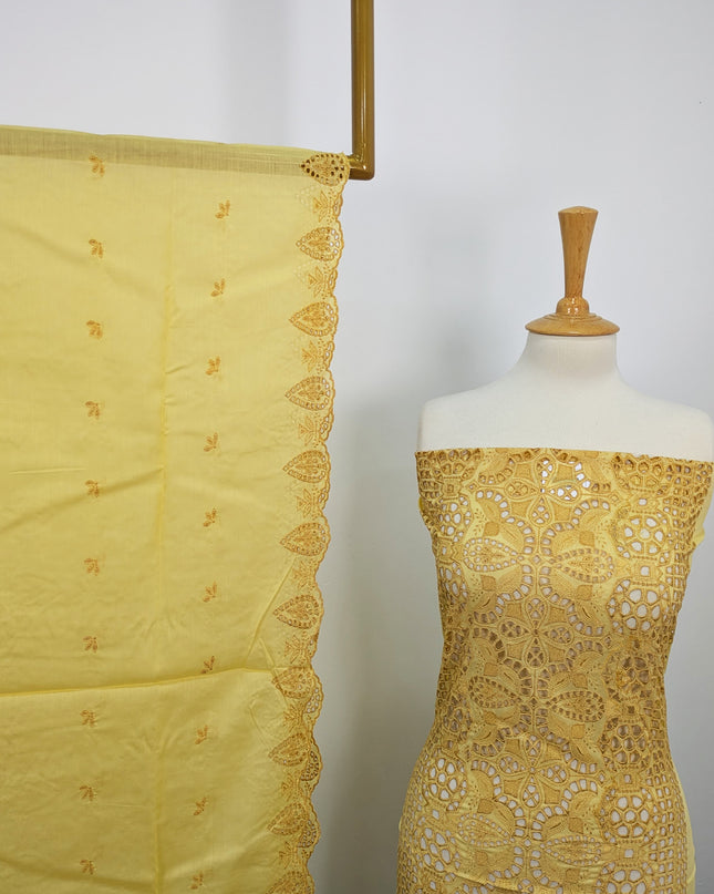 Fancy Lawn With Embroidered + Chikankari Work