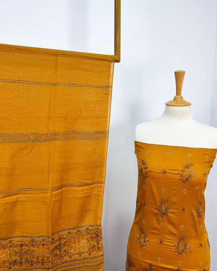 Fancy Embroidered Lawn With Chikankari Cutwork