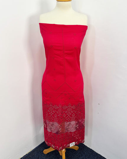 Fancy Embroidered Lawn With Chikankari Cutwork