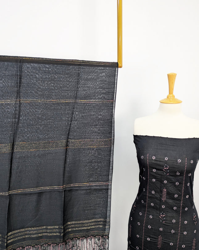Fancy Embroidered Lawn With Chikankari Cutwork