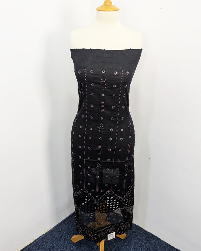 Fancy Embroidered Lawn With Chikankari Cutwork
