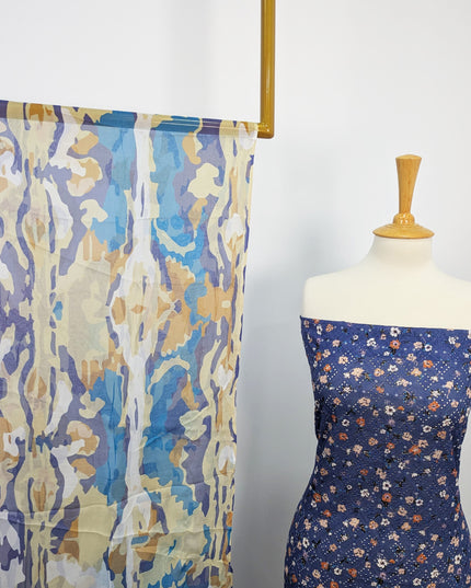 Fancy Printed Lawn With Chikankari Work & Chiffon Dupatta