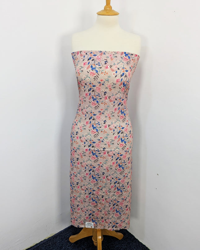 Fancy Printed Lawn With Chikankari Work & Chiffon Dupatta