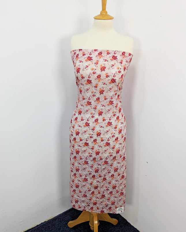 Fancy Printed Lawn With Chikankari Work & Chiffon Dupatta