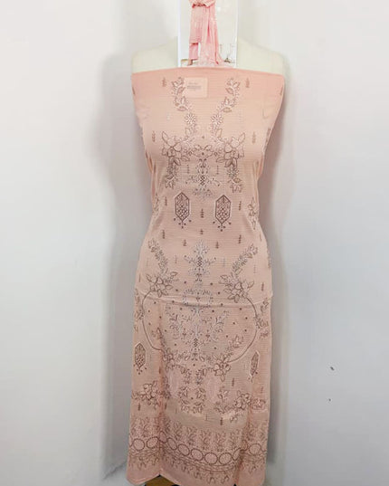 Heavy Embroidered Lawn With Aplic Pallu Dupatta 3PC Unstitched