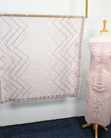 Fancy Embroidered Lawn with Chikankari work