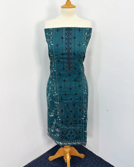 Fancy Printed + Embroidered Work Lawn