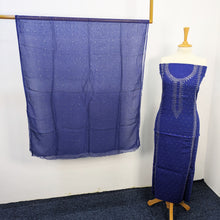Load image into Gallery viewer, Mukesh Work Lawn With Chiffon Dupatta 3pc Unstitched
