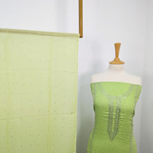 Load image into Gallery viewer, Mukesh Work Lawn With Chiffon Dupatta 3pc Unstitched
