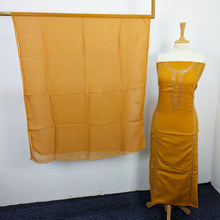 Load image into Gallery viewer, Mukesh Work Lawn With Chiffon Dupatta 3pc Unstitched
