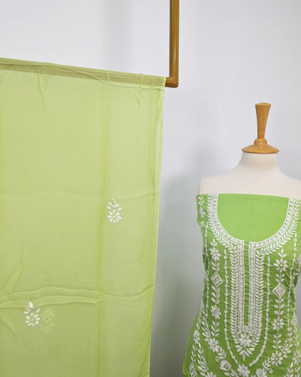 Handmade Pakka Tanka Embroidered Lawn 3pc Unstitched