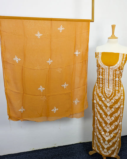 Handmade Pakka Tanka Embroidered Lawn 3pc Unstitched