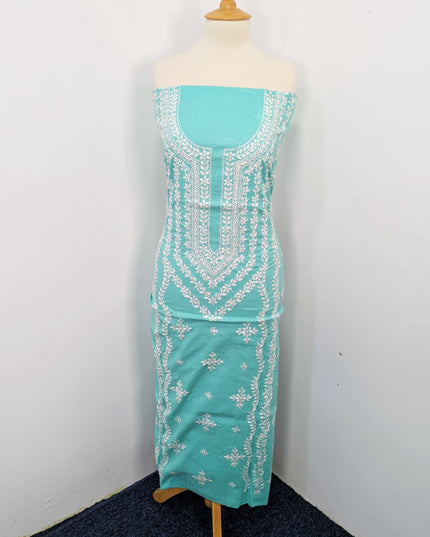 Handmade Pakka Tanka Embroidered Lawn 3pc Unstitched