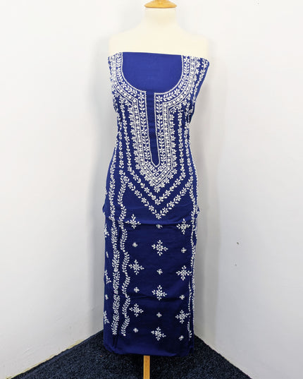 Handmade Pakka Tanka Embroidered Lawn 3pc Unstitched