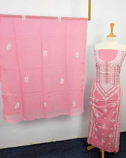 Handmade Pakka Tanka Embroidered Lawn 3pc Unstitched