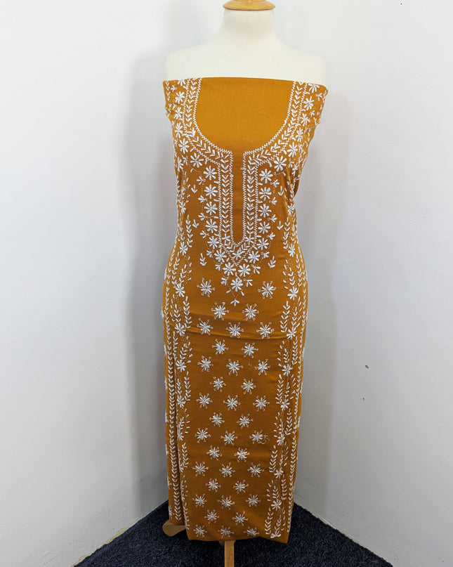 Handmade Pakka Tanka Embroidered Lawn 3pc Unstitched