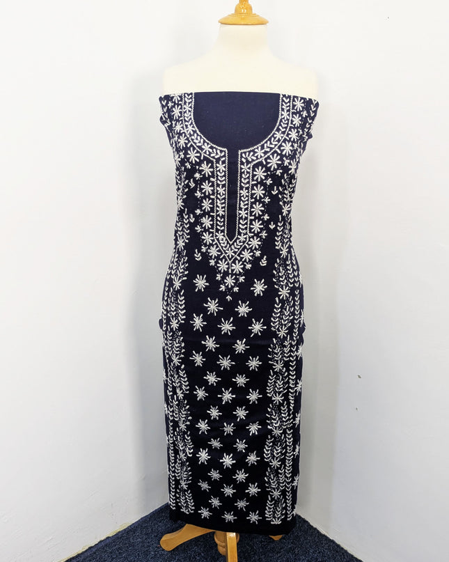 Handmade Pakka Tanka Embroidered Lawn 3pc Unstitched