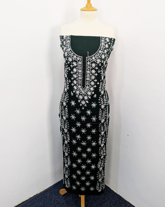 Handmade Pakka Tanka Embroidered Lawn 3pc Unstitched