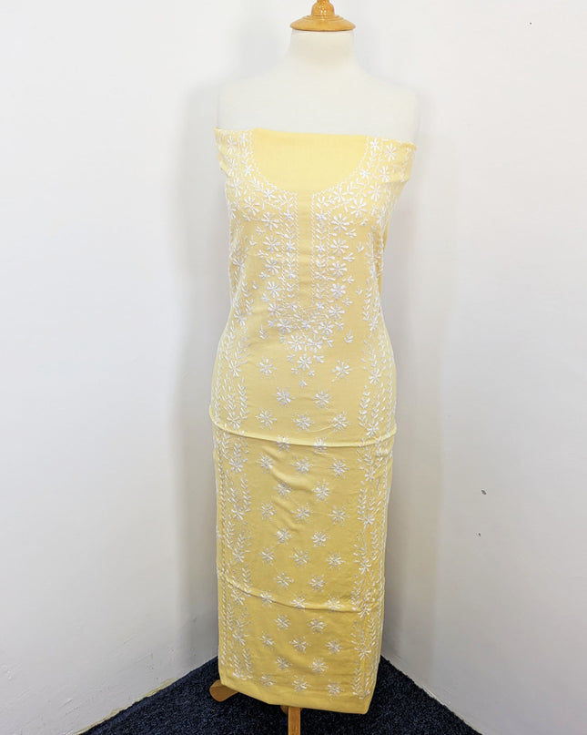 Handmade Pakka Tanka Embroidered Lawn 3pc Unstitched