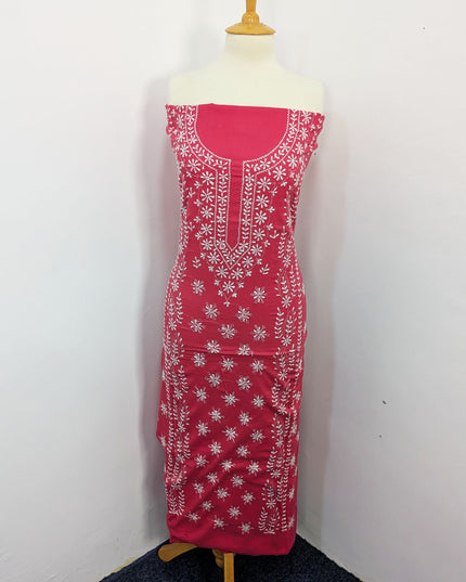 Handmade Pakka Tanka Embroidered Lawn 3pc Unstitched