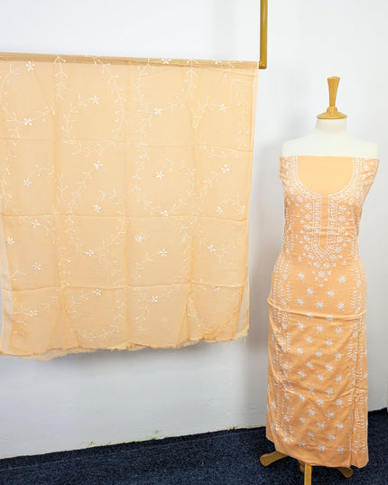 Handmade Pakka Tanka Embroidered Lawn 3pc Unstitched