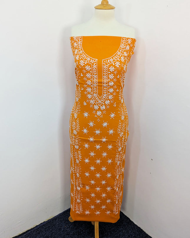 Handmade Pakka Tanka Embroidered Lawn 3pc Unstitched