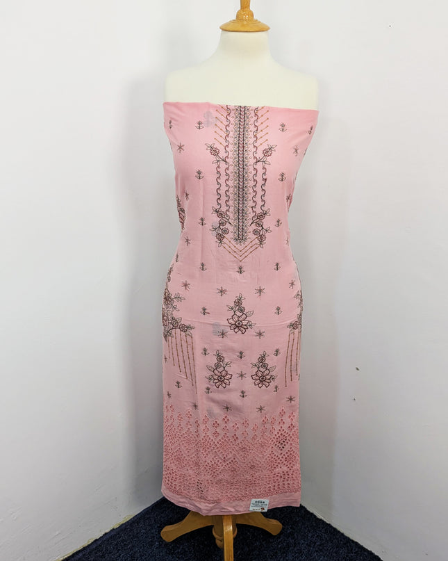 Fancy Embroidered Lawn With Chikankari Cutwork