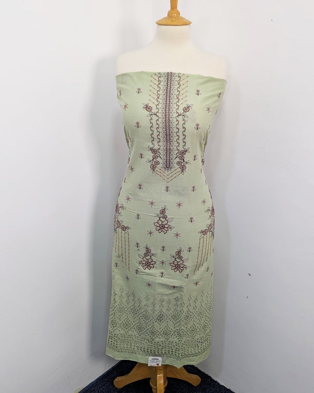 Fancy Embroidered Lawn With Chikankari Cutwork