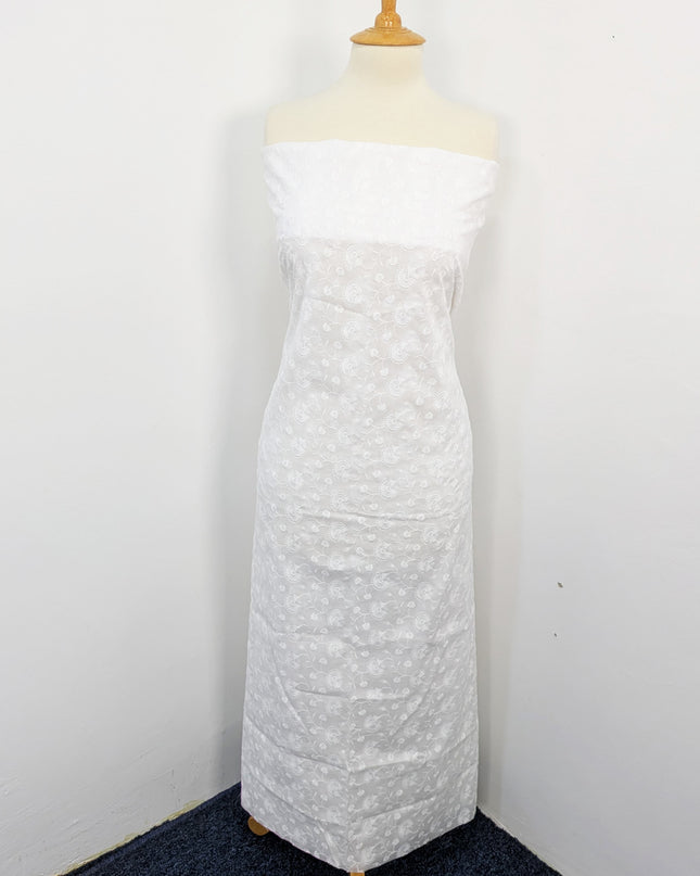 Fancy Embroidered Lawn With Chikankari Cutwork