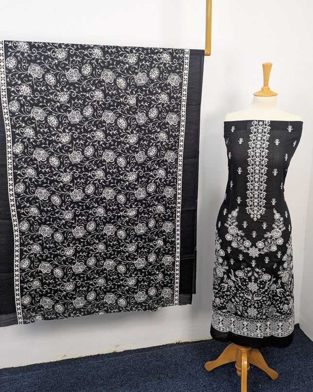 Fancy Embroidered Lawn Full Jaal Work