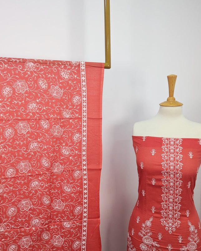 Fancy Embroidered Lawn Full Jaal Work