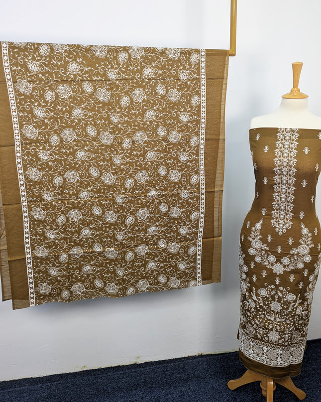 Fancy Embroidered Lawn Full Jaal Work
