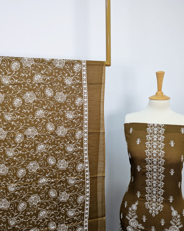 Fancy Embroidered Lawn Full Jaal Work